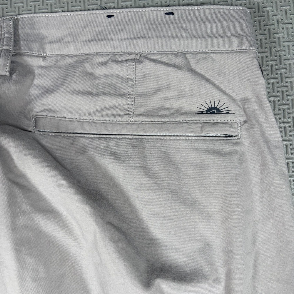 Faherty Reserve Movement Pant Mens 40x32 Fit 42 Gray Stretch Chino Casual Pants - Picture 2 of 13